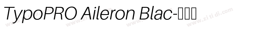 TypoPRO Aileron Blac字体转换